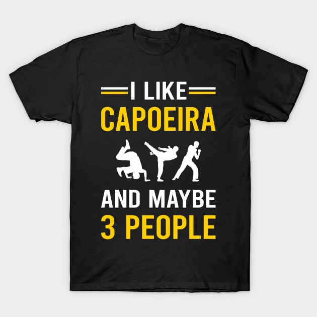 3 People Capoeira T-Shirt by Good Day